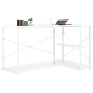 Computer Desk White 120x72x70 Cm