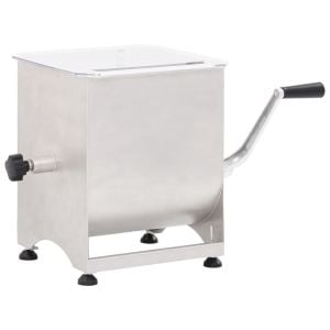 Meat Mixer With Gear Box Silver Stainless Steel