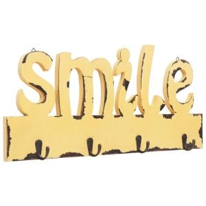 Wall Mounted Coat Rack Smile 50x23cm