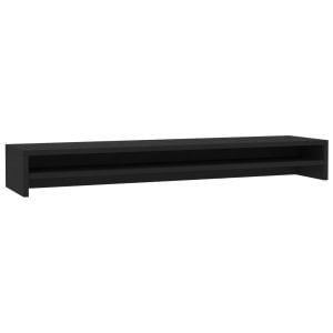 Monitor Stand Black 100x24x13 Cm Engineered Wood