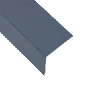 L-shape 90° Angle Sheets 5 Pcs Aluminium Anthracite 170cm 60x40 Mm