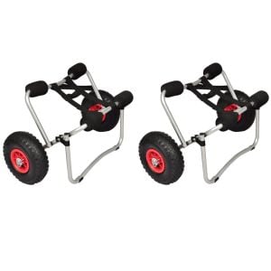 Kayak Trolleys 2 Pcs Aluminium