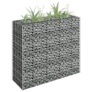 Gabion Raised Bed Galvanised Steel 90x30x90cm