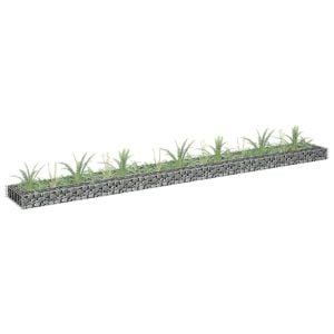 Gabion Raised Bed Galvanised Steel 270x30x10 Cm