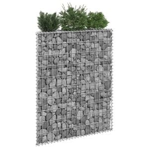 Trapezium Gabion Raised Bed Galvanised Steel 100x20x100 Cm