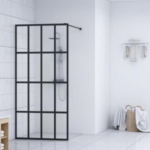 Walk-in Shower Screen Tempered Glass 118x190 Cm