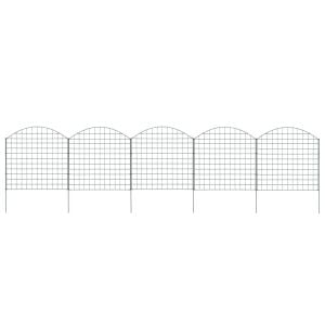 Arched Pond Fence Set 77.5x78.5cm Green