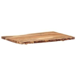 Table Top Solid Acacia Wood 100x(50-60)x3.8 Cm