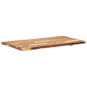 Table Top Solid Acacia Wood 118x(50-60)x3.8 Cm