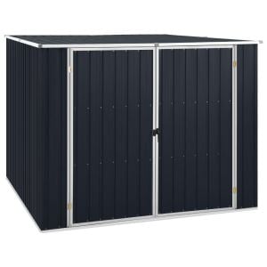 Garden Shed Anthracite 195x198x159 Cm Galvanised Steel