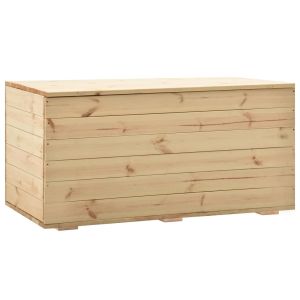 Storage Box 120x63x50.7 Cm Solid Pine Wood