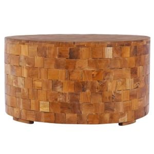 Coffee Table 60x60x35 Cm Solid Teak Wood