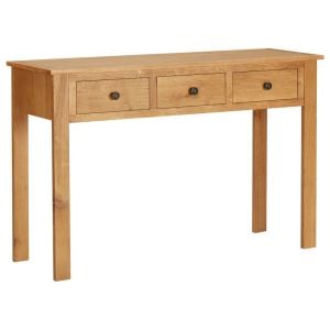 Dressing Table 118x40x77 Cm Solid Oak Wood