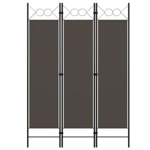 3-panel Room Divider Anthracite 120x180 Cm