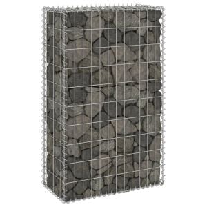 Gabion Wall With Covers Galvanised Steel 60x30x100 Cm