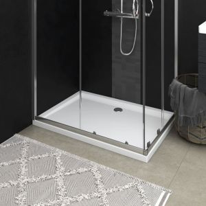 Rectangular ABS Shower Base Tray White 70x100cm