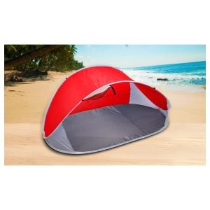 Pop Up Red Camping Tent Beach Portable Hiking Sun Shade Shelter