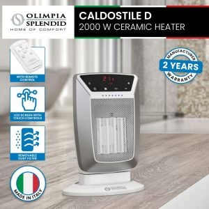 Olimpia Splendid Caldostile D Ceramic Fan Heater - 2000W
