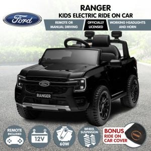 Kahuna Ford Ranger Electric Kids Car - Black