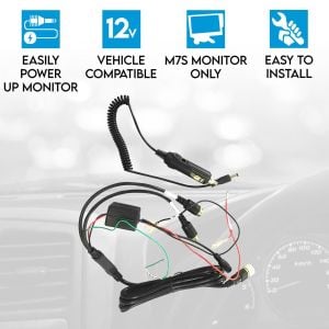 Car Charger For Reversing Camera Monitor Power Harness 12V Caravan