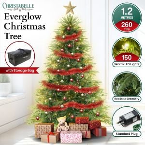 Christabelle 1.2m Prelit Everglow Fir Christmas Tree with Storage Bag