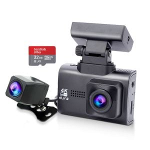 4K 2K Dual Dash Cam WiFi GPS Car Camera Recorder WDR Hud 32gb