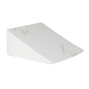 Wedge Pillow Memory Foam Cushion Back Neck Support Bamboo Cover 30cm