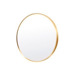 50cm Wall Mirror Round Bathroom - Gold