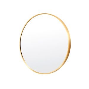 60cm Wall Mirror Round Bathroom - Gold