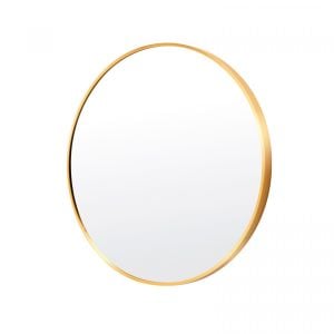 70cm Wall Mirror Round Bathroom - GOLD