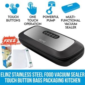 Stainless Steel Food Vacuum Sealer Packaging Storage Kitchen
