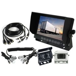 7in Monitor Caravan 2 Reversing Camera 4pin 3AV Mic 12V 24V