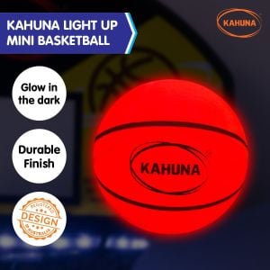Kahuna Basketball L.E.D Glow Light Up Trampoline Ball