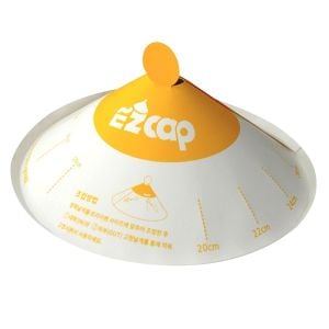 100x EZ Cap Paper Lid For Frypan Disposable