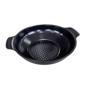 Koman 28cm Two Hands Wok - Black