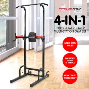 Powertrain Pull Up Station for Chin Ups Pull Ups and Dips