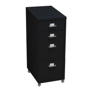 4 Drawers Steel File Cabinet Black