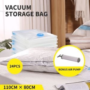 24 Pcs 110x80cm Vacuum Storage Bags