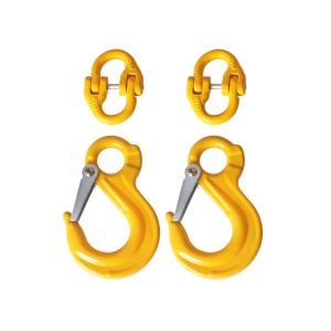 Eye Sling Hook Chain Connector Kit Caravan Trailer Connecting 2PCS