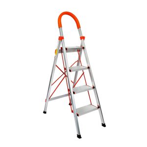 4 Step Ladder Multi-Purpose Folding Aluminium Non Slip Platform