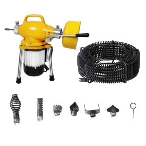 Drain Cleaner Machine Electric 400W Plumbing Sewerage Pipe Cutters
