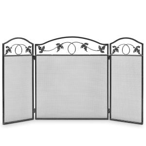 3 Panel Foldable Fireplace Safety Screen For Baby & Pets