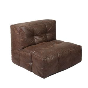 Marlow Bean Bag Cover Chair Modular - Brown