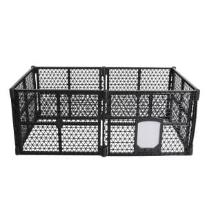 Pet Playpen Foldable Protable Dog Plastic Garden Outdoor 6 Panels