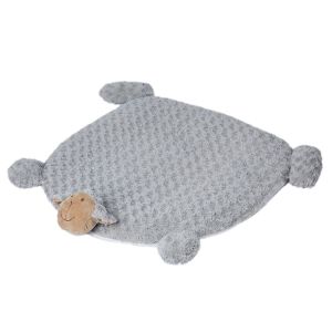 82cm Pet Bed Cat Calming Dog Squeaky Toys House Cushion Puppy Mat Grey