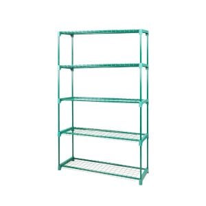 2x 5 Tier Plant Shelve Garden Steel Storage Shelving Frame Stand Rack