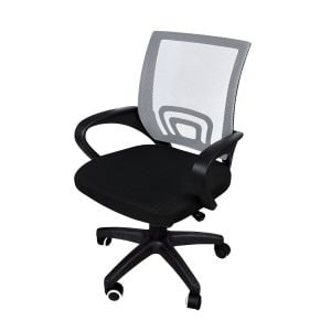 2x Office Chair Gaming Computer Mesh Chairs Seating Work Grey