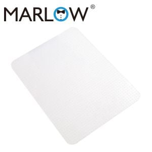Chair Mat Office Carpet Floor Protector Computer Work 135cm x 114cm Clear