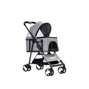 Large Pet Stroller Dog Cat Travel Carrier Pram Foldable Pushchair