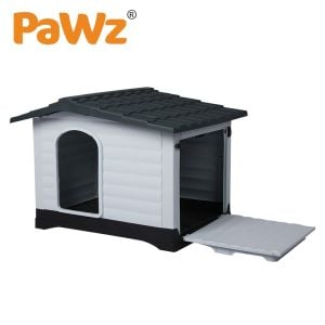 Dog Kennel Outdoor Indoor Pet Plastic Garden Large House Weatherproof